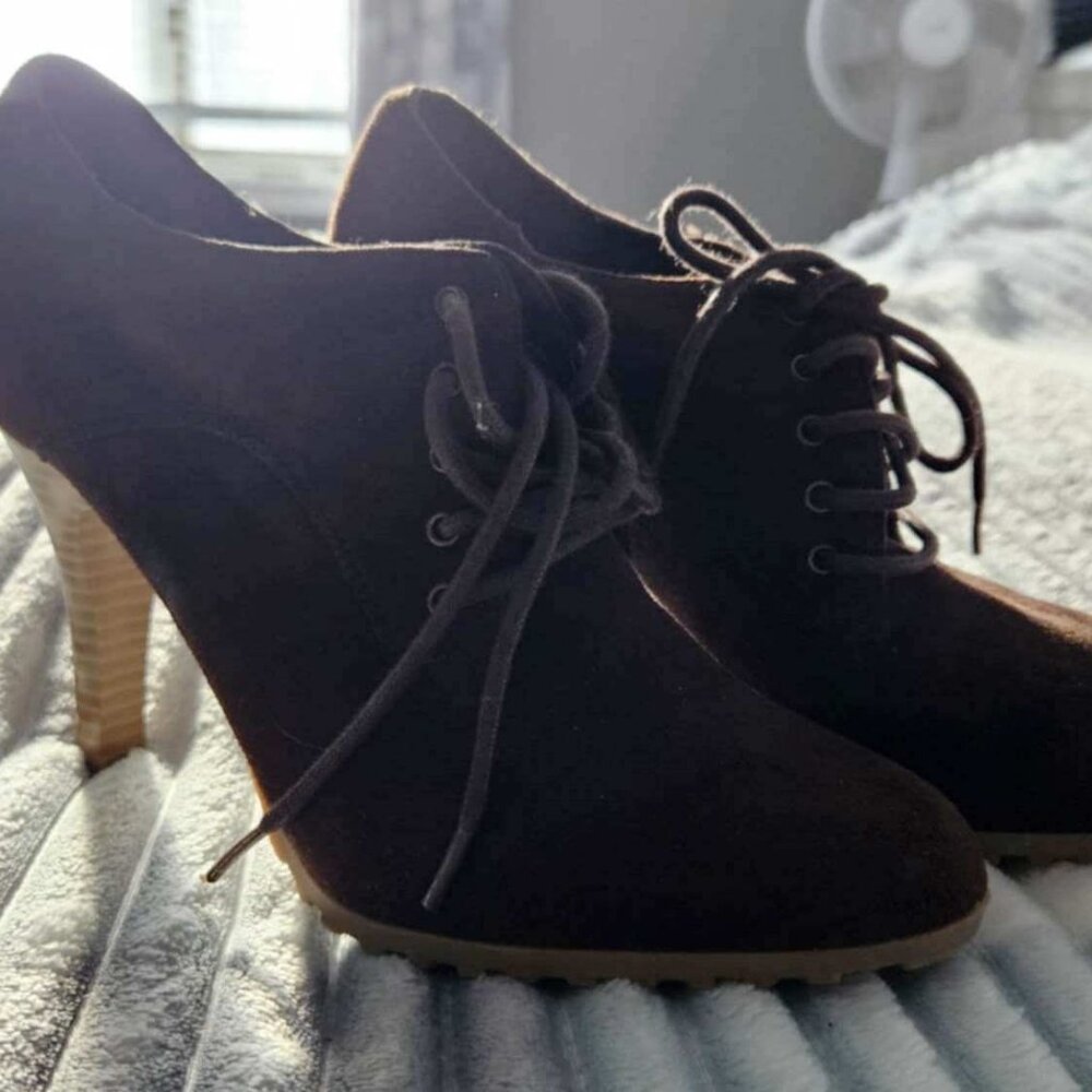 Brown Suede Dress Shoes - Size 9